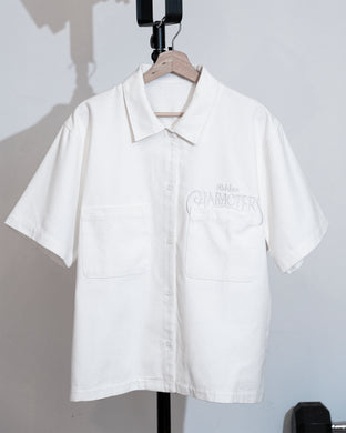 CARPENTERS WORK SHIRT [WHITE/WHITE]