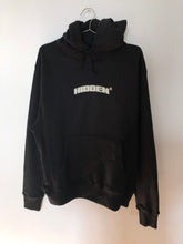 Load image into Gallery viewer, BLACK LOGO HOODIE SAMPLE [MEDIUM]